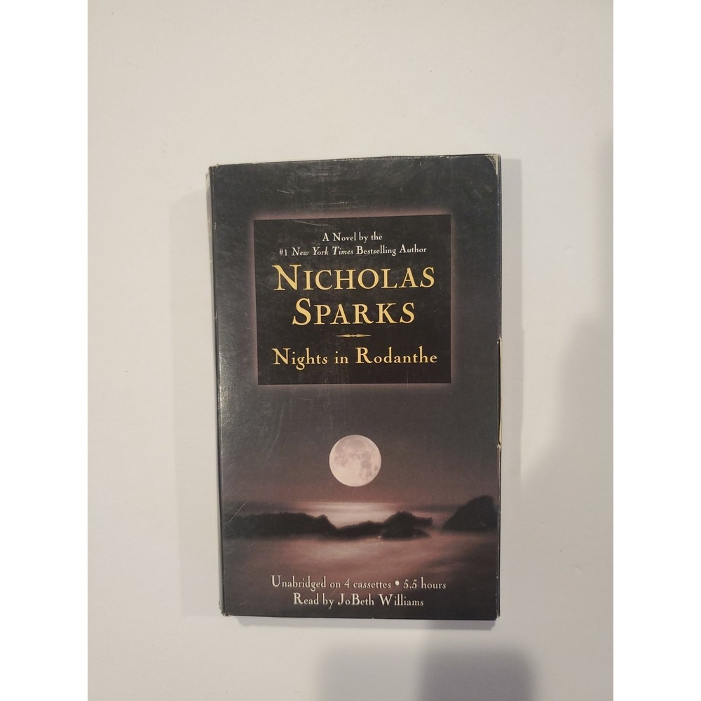 Nights in Rodanthe Nicholas Sparks 2002 Cassette Audiobook Unabridged 4-Tape Set
